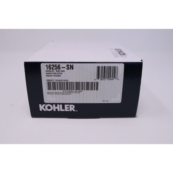 Kohler Margaux Double Robe Hook K-16256-CP in Polished Chrome Finish Free Ship - Picture 6 of 7